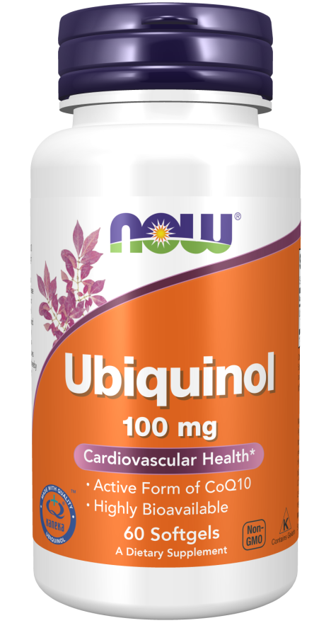Now Ubiquinol 100 mg, 60 капс. 