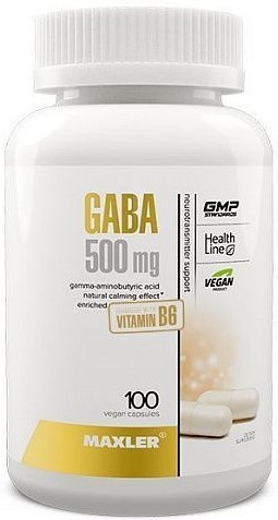 Maxler GABA 500 mg, 100 капс. 