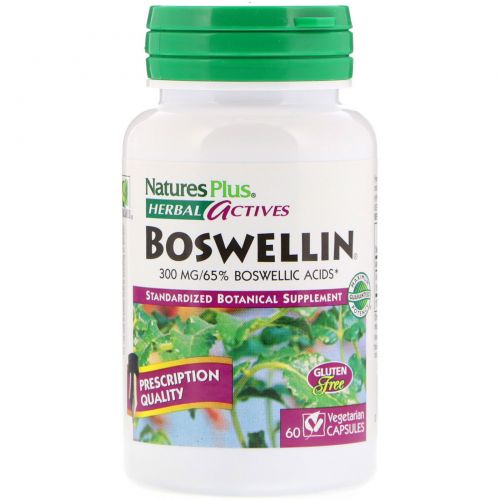 Nature's Plus Boswellin 300 мг, 60 капс. 
