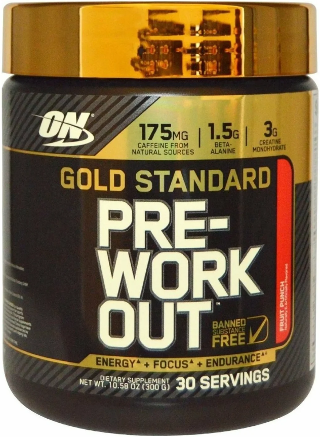 Optimum Nutrition Gold Standard Pre-Workout, 300 г Предтренировочный комплекс