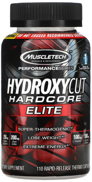 MuscleTech Hydroxycut Hardcore Elite, 110 капс. Жиросжигатель