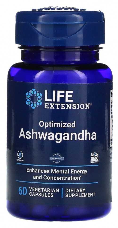 LIFE Extension Optimized Ashwagandha, 60 капс. 