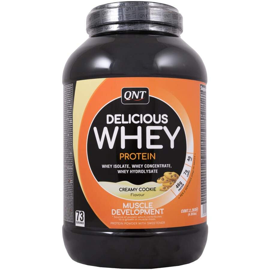 QNT Delicious Whey Protein, 2200 г Протеин сывороточный