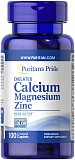 Puritans Pride Chelated Calcium/Magnesium/Zinc 100 капс.